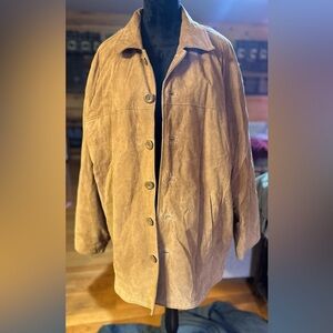 Men's Vintage Tan Leather Bomber Jacket